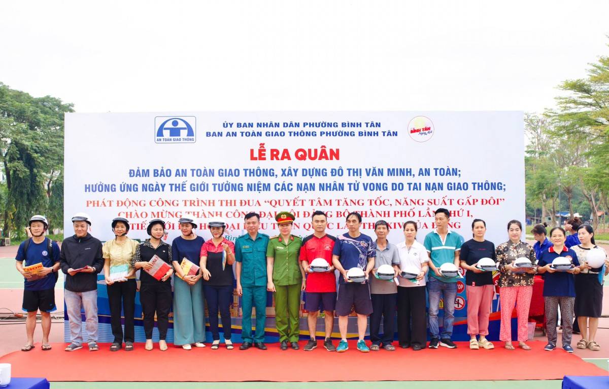 Phường Bình Tân (TP. Hồ Chí Minh) ra quân đảm bảo trật tự giao thông, lập lại trật tự đô thị