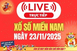 TRỰC TIẾP: Kết quả Xổ số miền Nam hôm nay 23/11/2025 - XSMN 23/11