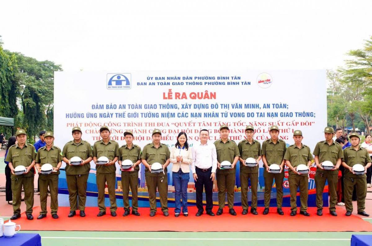 Phường Bình Tân (TP. Hồ Chí Minh) ra quân đảm bảo trật tự giao thông, lập lại trật tự đô thị