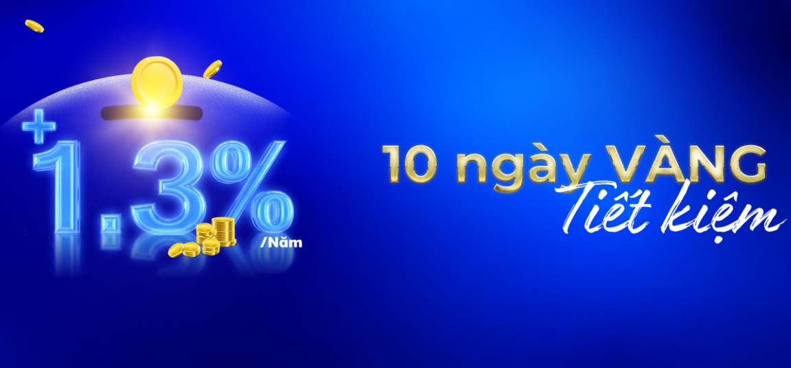 BVBank ưu đãi 10 ngày vàng gửi tiết kiệm lãi suất cao lên tới gần 7%/năm