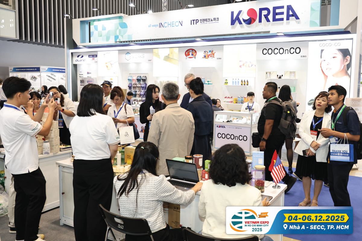 Hội chợ Vietnam Expo HCMC 2025: Sắc màu toàn cầu hội tụ