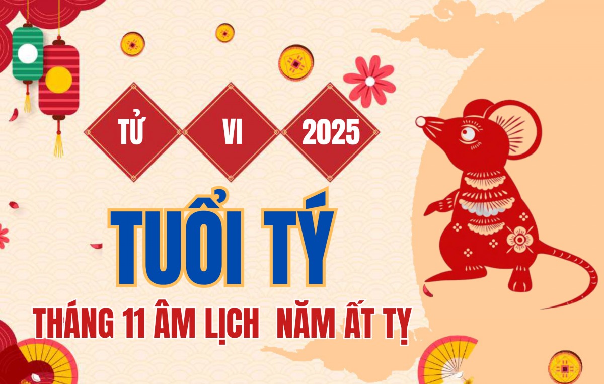 Tử vi tuổi Tý tháng 11 (âm lịch) năm 2025: Tuổi Tý đón vận may tài chính bất ngờ