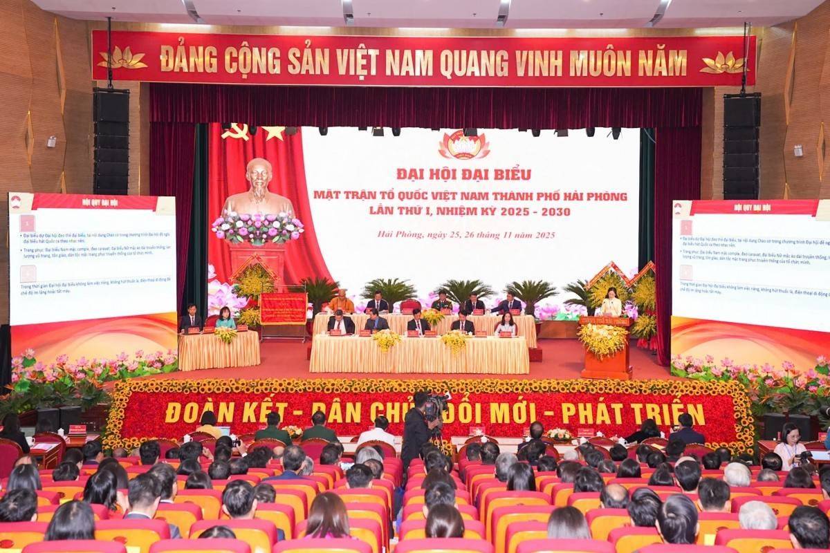 Hải Phòng khai mạc Đại hội đại biểu MTTQ Việt Nam thành phố lần thứ I: Dấu mốc lịch sử trong giai đoạn phát triển mới