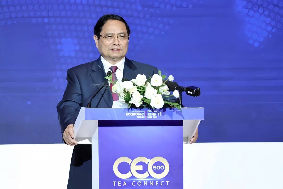 Thủ tướng Chính phủ Phạm Minh Chính tại “CEO 500 – Tea Connect”.