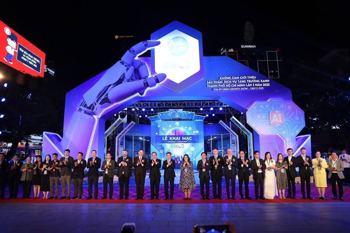 TP. Hồ Chí Minh khai mạc GRECO 2025: Kết nối công nghệ 4.0 và tăng trưởng xanh