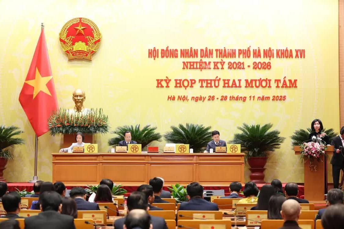 HĐND Hà Nội xem xét 21 báo cáo, 49 nghị quyết, tạo nền tảng cho tăng trưởng từ 11% trở lên giai đoạn 2026-2030