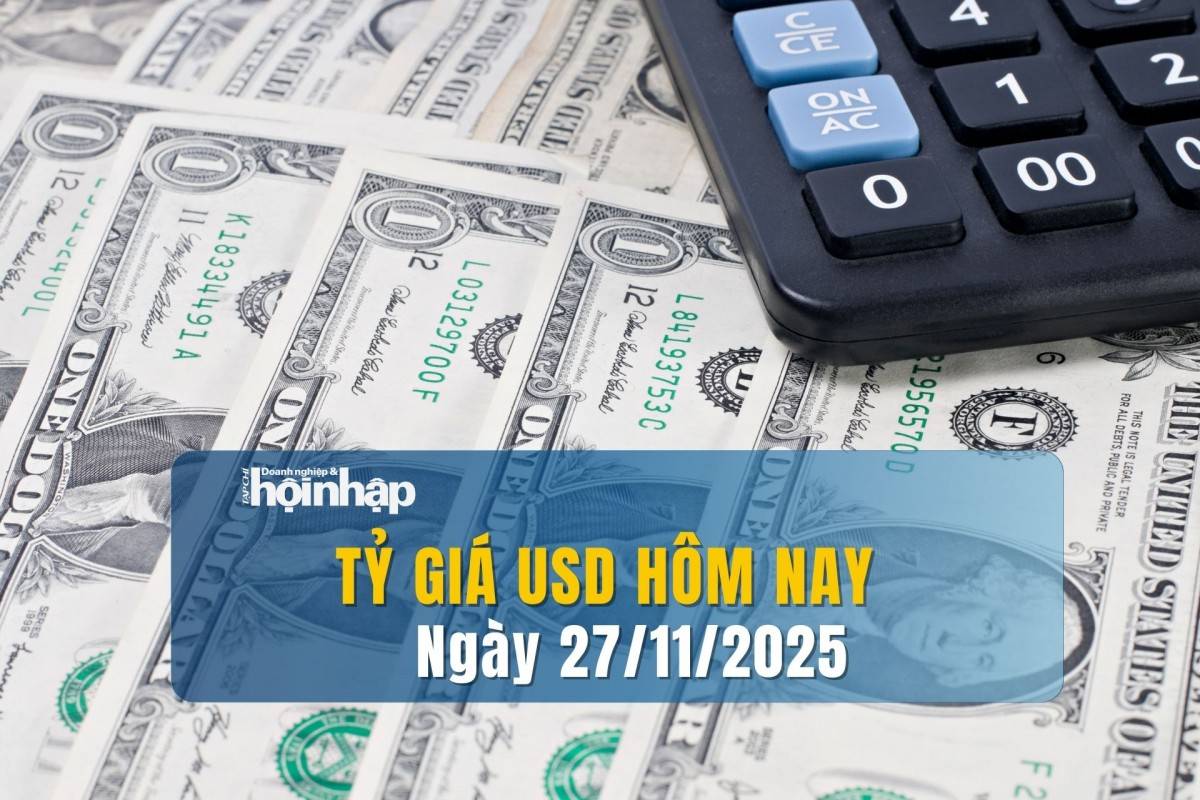 Tỷ giá USD hôm nay 27/11/2025