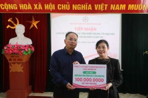 Hà Nội tiếp nhận ủng hộ hỗ trợ đồng bào miền Trung, Tây Nguyên bị ảnh hưởng mưa lũ