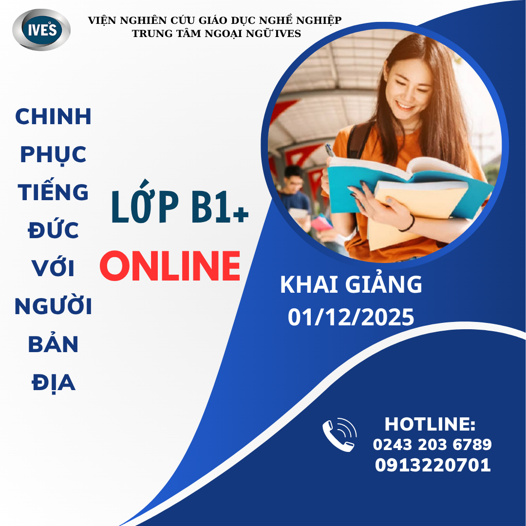 Du học Đức đúng cách với lộ trình tiếng Đức từ IVES