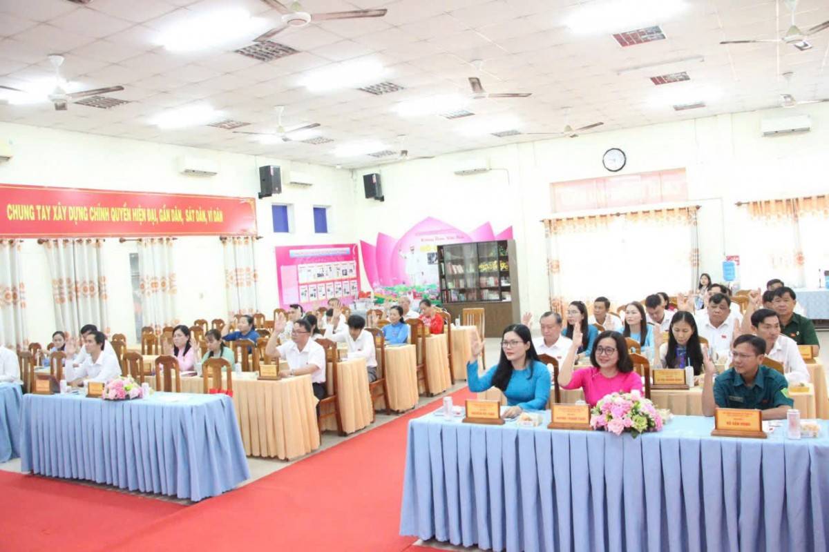 100% đại biểu có mặt đã biểu quyết thông qua 3 nghị quyết quan trọng. 