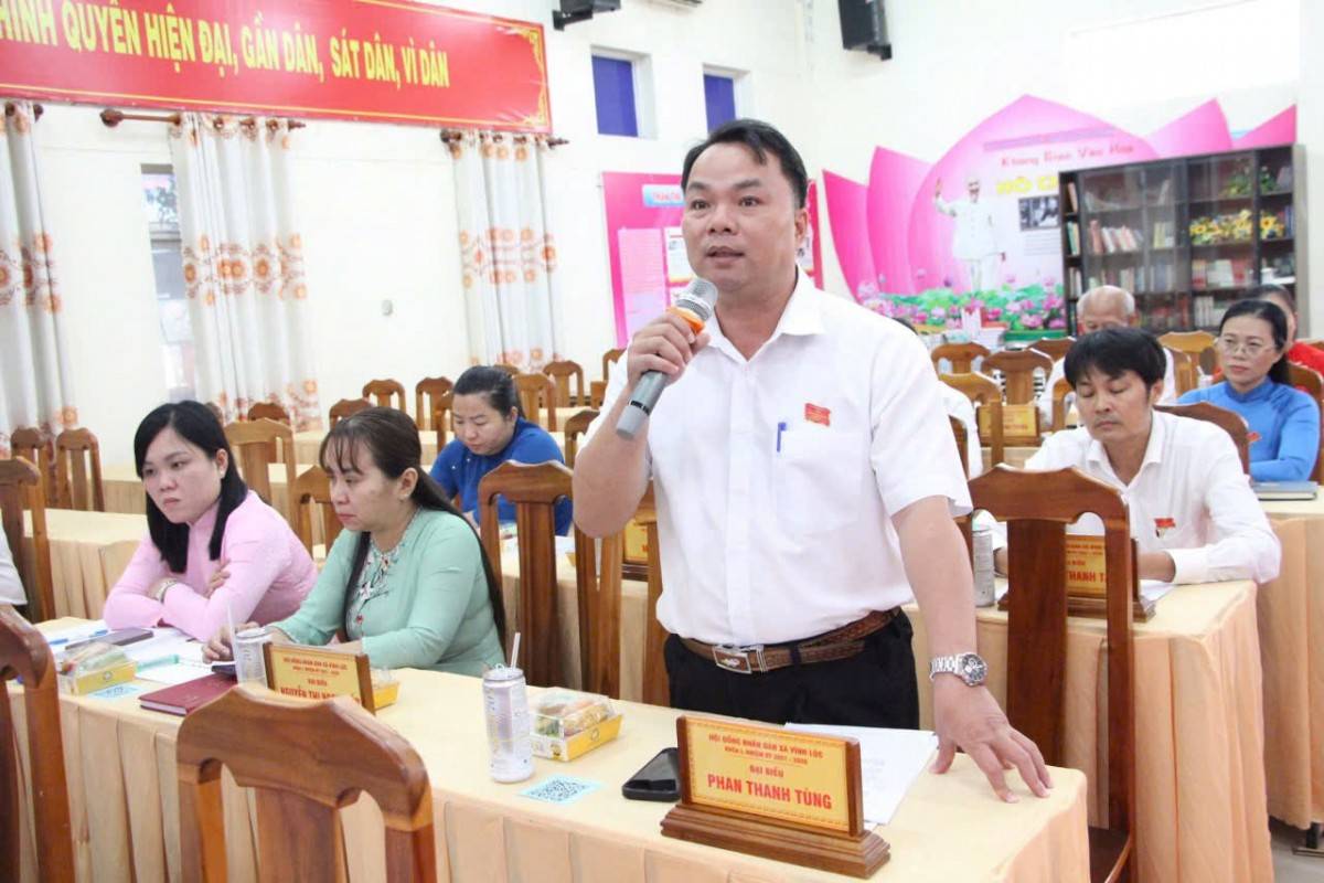 Các  đại  biểu phần thảo luận, đại biểu tập trung nêu những vướng mắc thực tiễn