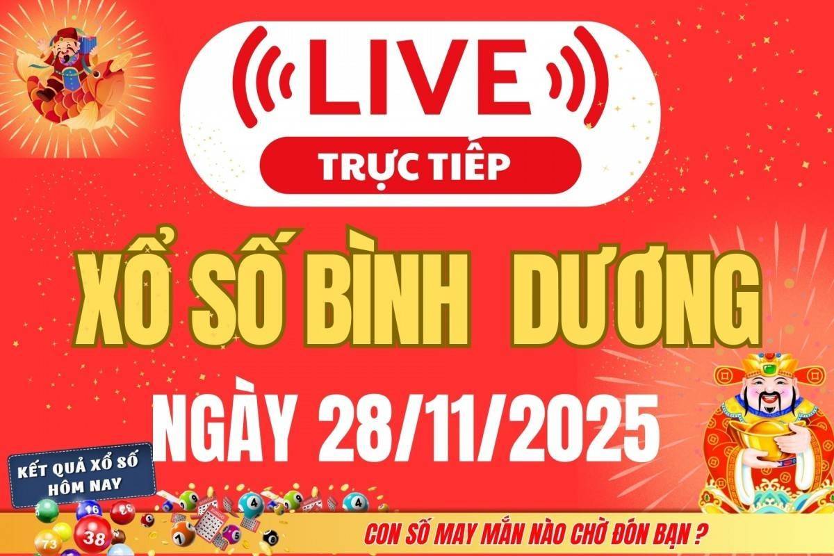 Trực tiếp: Kết Quả Xổ Số Bình Dương Hôm Nay 28/11/2025 – XSBD 28/11