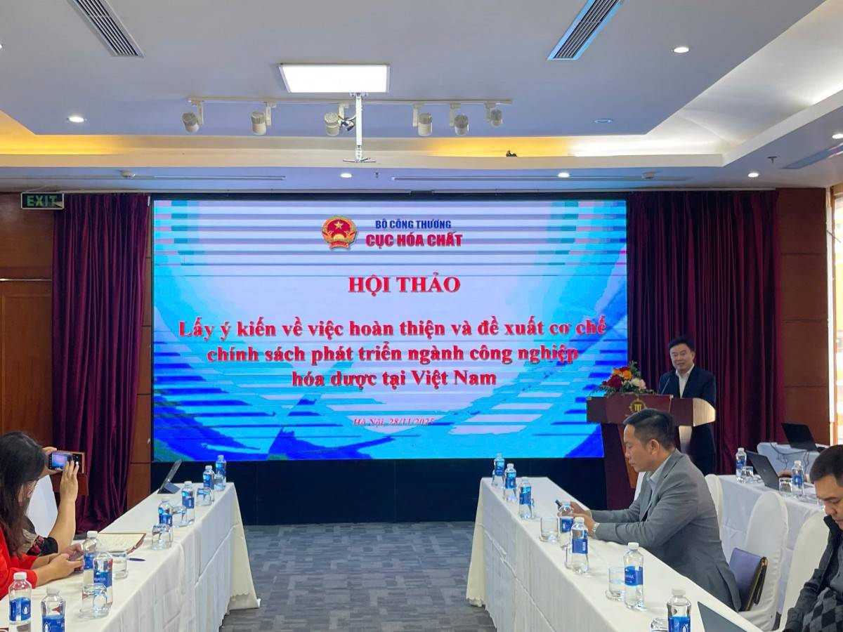 Ưu tiên phát triển công nghiệp hóa dược là ngành kinh tế có giá trị gia tăng cao