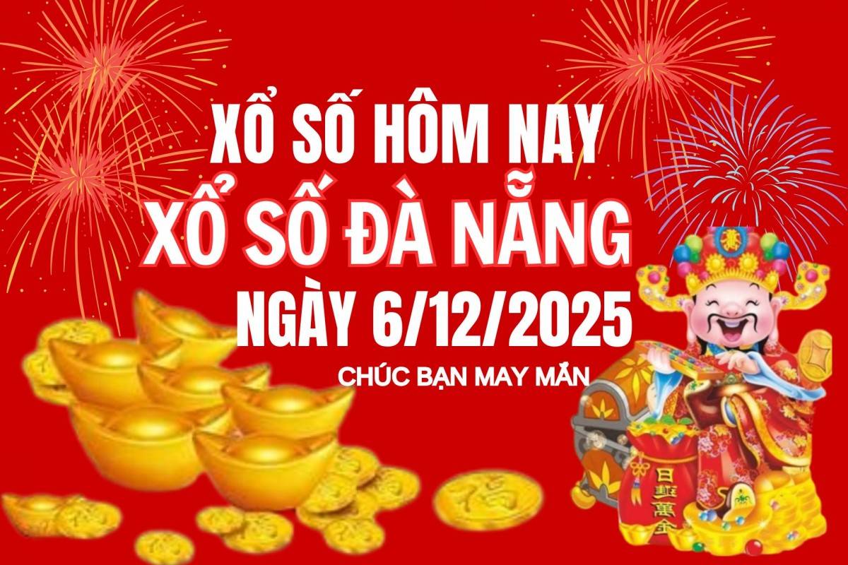 XSDNA 3/12, Xổ số Đà Nẵng ngày 3 tháng 12, Trực tiếp Kết quả Xổ số Đà Nẵng hôm nay ngày 3/12/2025