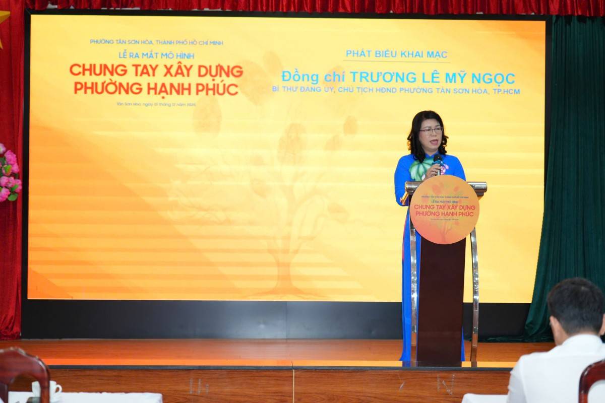 Phường Tân Sơn Hòa: Chung tay xây dựng Phường hạnh phúc để không còn là khẩu hiệu