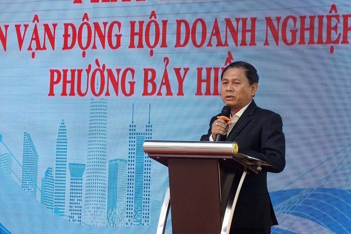 ông Đỗ Văn Nho, nguyên Phó Chủ tịch Hội Doanh nghiệp quận Tân Bình, Tổng Giám đốc Công ty TNHH Trang Mỹ Tân