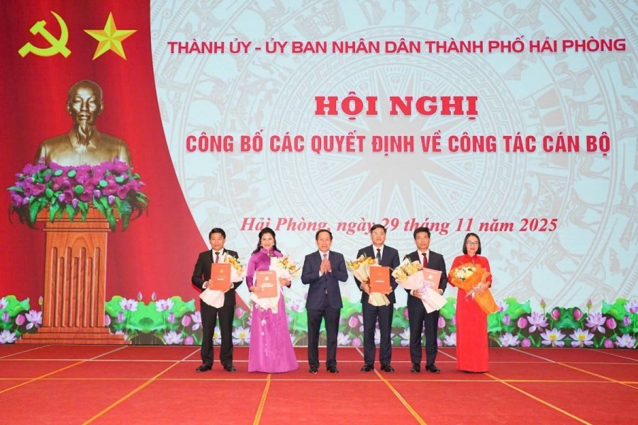 Hải Phòng công bố các quyết định quan trọng về công tác cán bộ