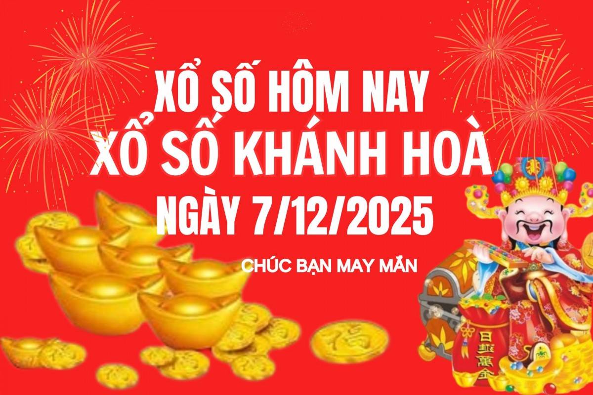 XSKH 3/12, Kết quả xổ số Khánh Hòa hôm nay 3/12/2025, Trực tiếp XSKH ngày 3 tháng 12