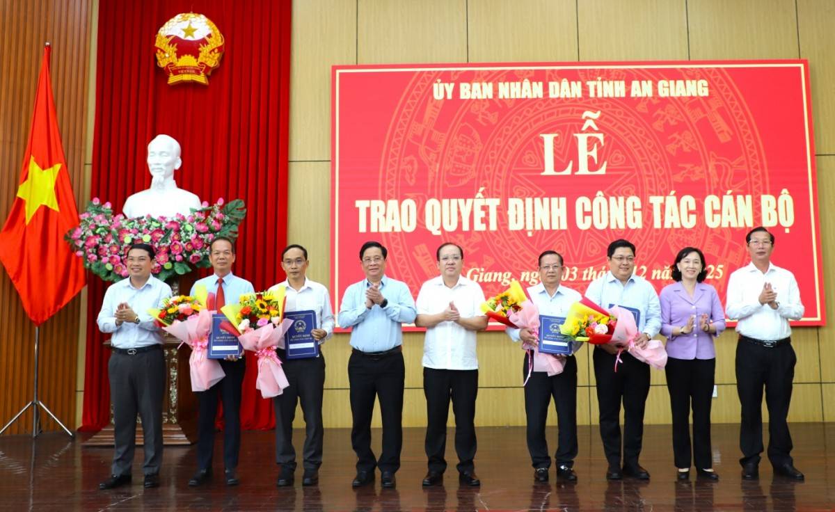 An Giang: Bổ nhiệm Giám đốc Sở Nội vụ, Chánh Thanh tra tỉnh