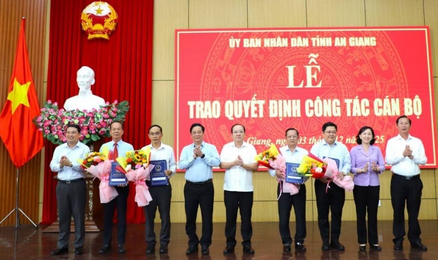 An Giang: Bổ nhiệm Giám đốc Sở Nội vụ, Chánh Thanh tra tỉnh