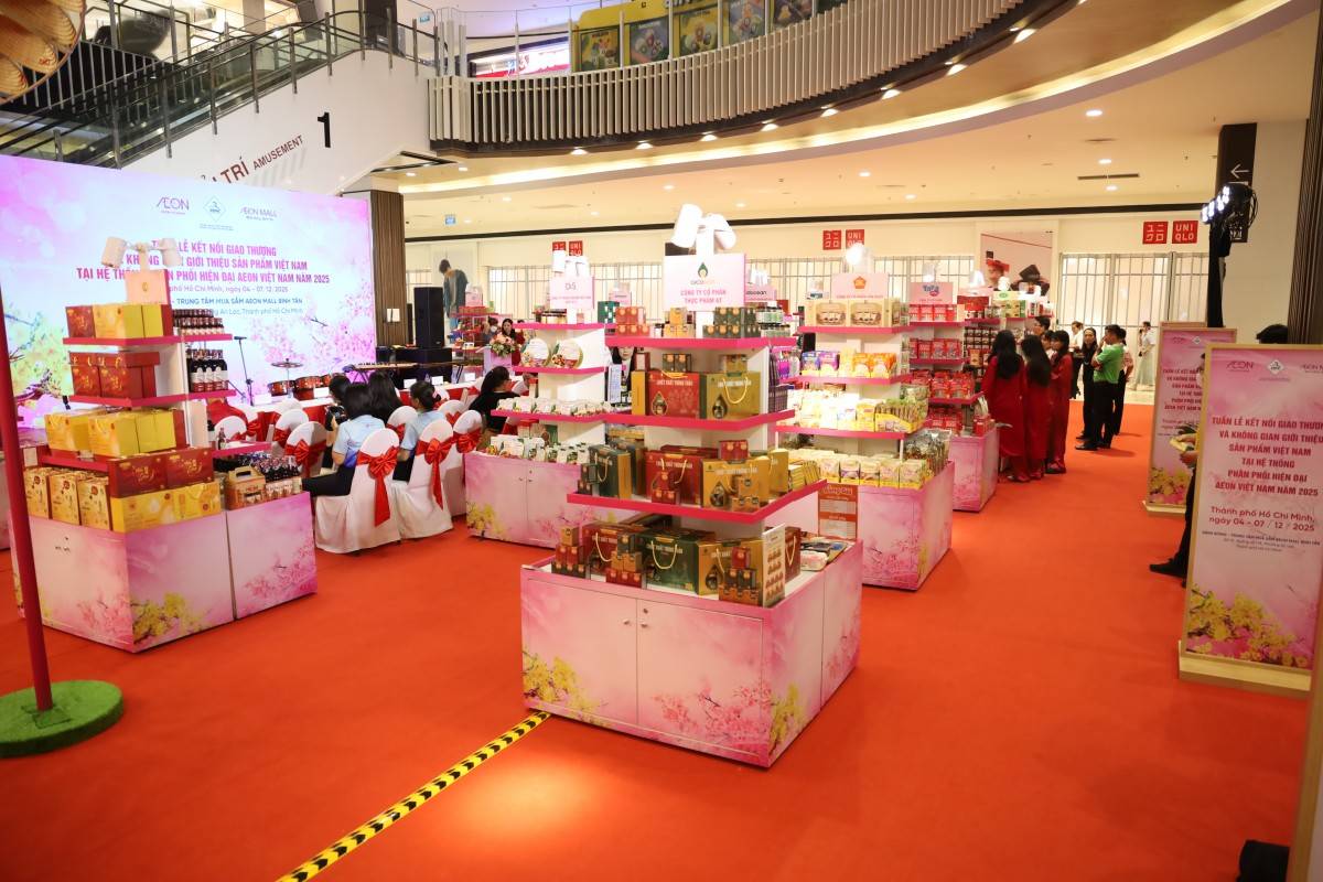 AEON Việt Nam hỗ trợ tiêu thụ hàng Việt tới khách hàng quốc tế