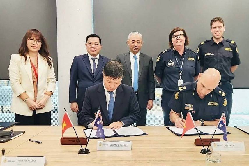 Hải quan Việt Nam thúc đẩy hợp tác sâu rộng với Cơ quan Bảo vệ biên giới Australia