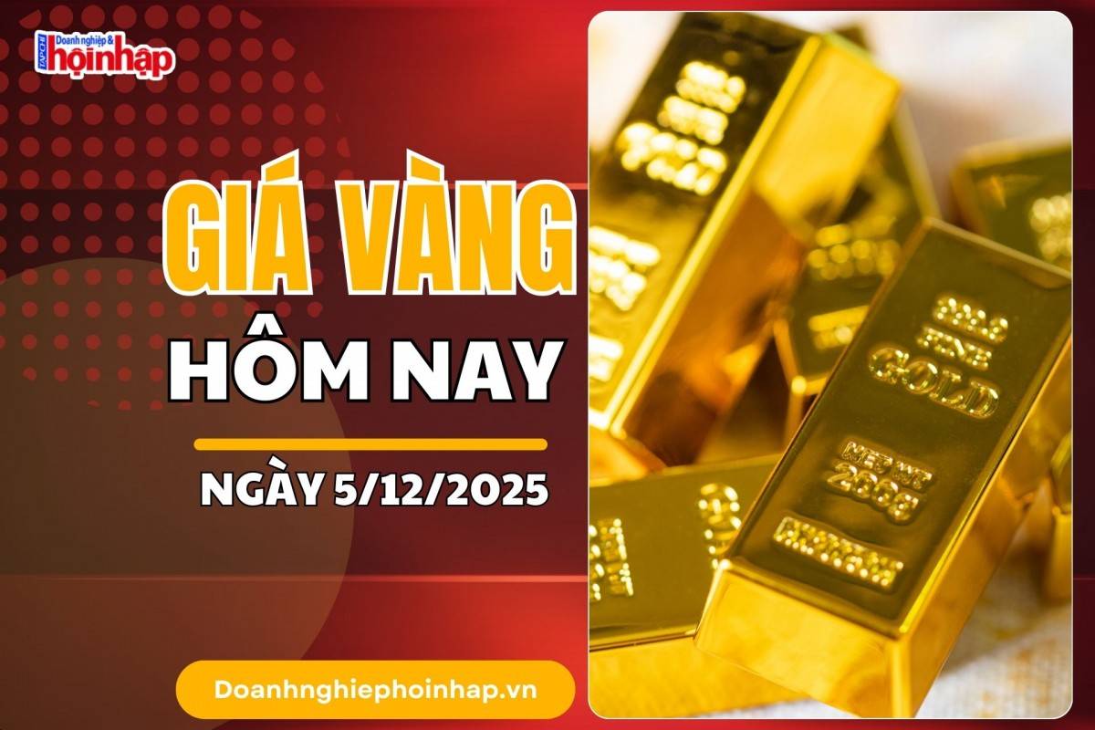 Giá vàng hôm nay 4/12: Vàng nhẫn, vàng miếng tiếp đà giảm