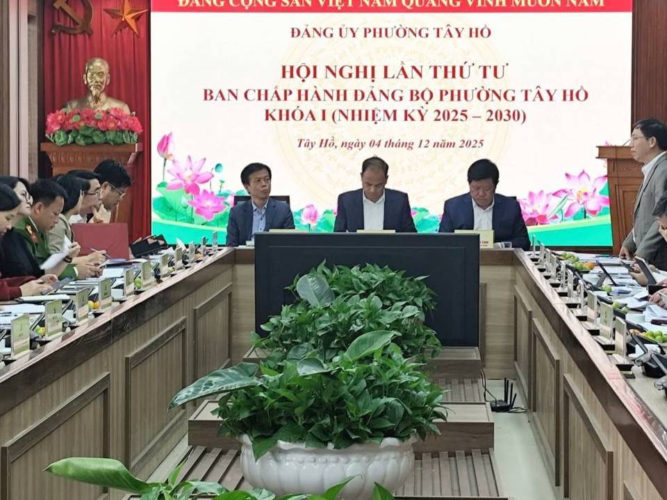 Đầu tư công phường Tây Hồ cao gấp 2 lần trung bình hàng năm giai đoạn 2021 - 2025