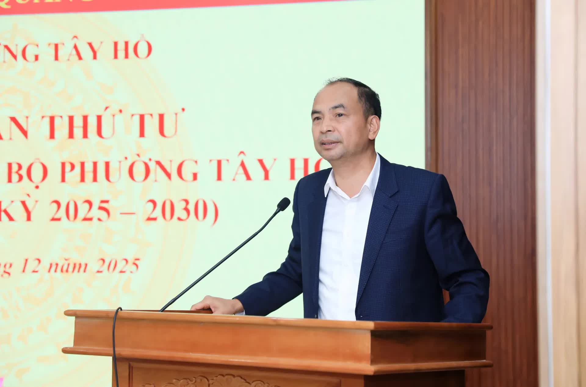 Đầu tư công phường Tây Hồ cao gấp 2 lần trung bình hàng năm giai đoạn 2021 - 2025