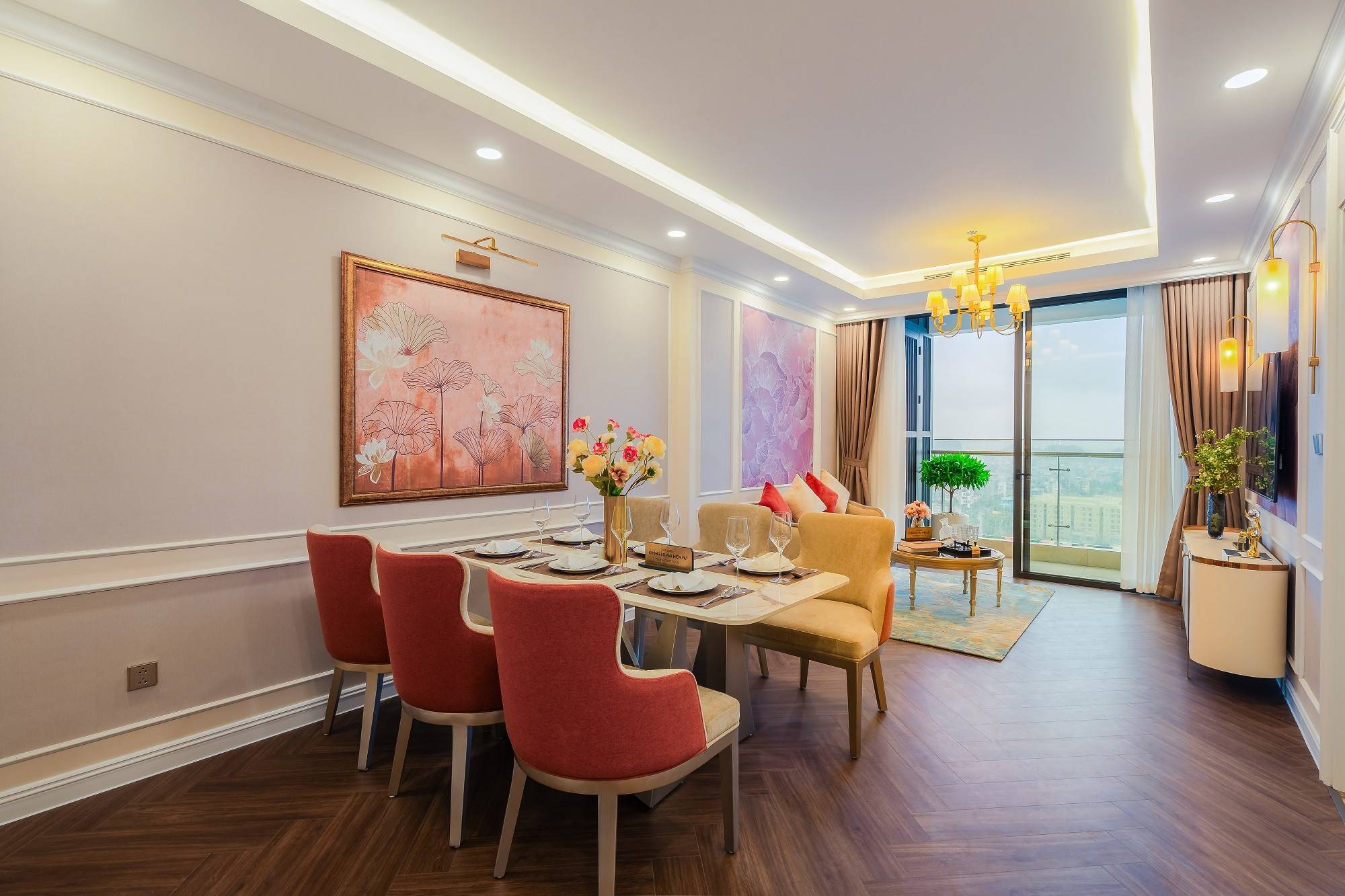 Bên trong căn hộ mẫu ‘view triệu đô’ của Newtown Diamond