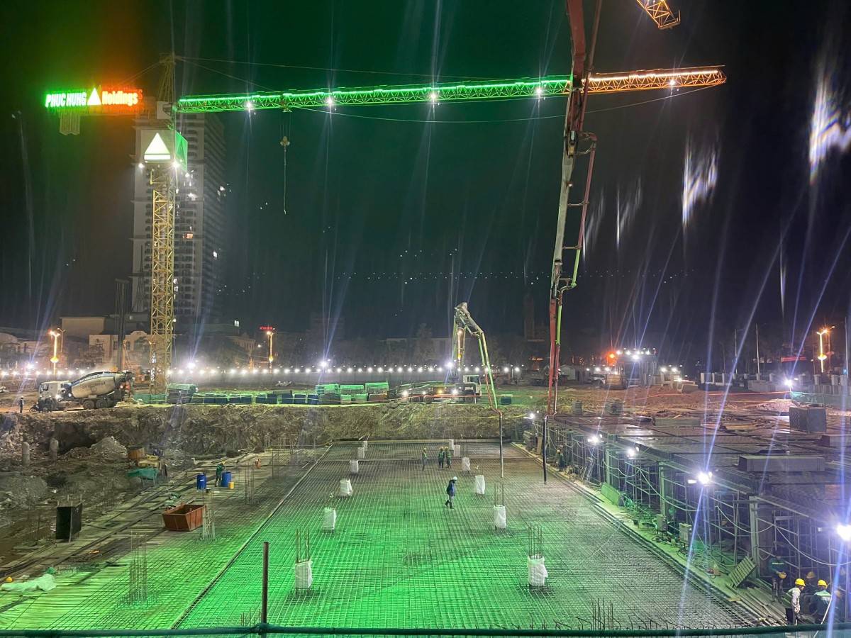 Phục Hưng Holdings tăng tốc công trình đô thị trung tâm Thái Nguyên