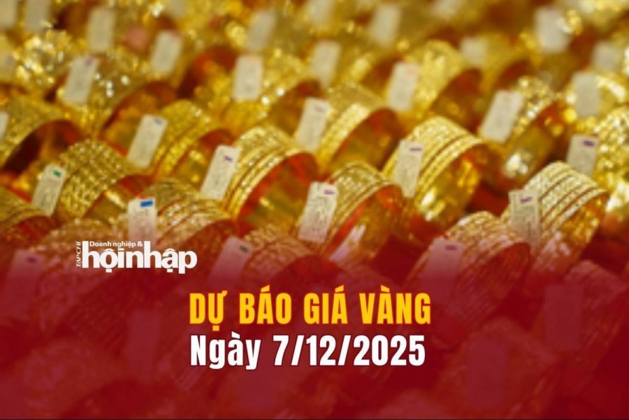 Dự báo giá vàng 7/12: Giá vàng nhẫn, vàng miếng có xu hướng giảm
