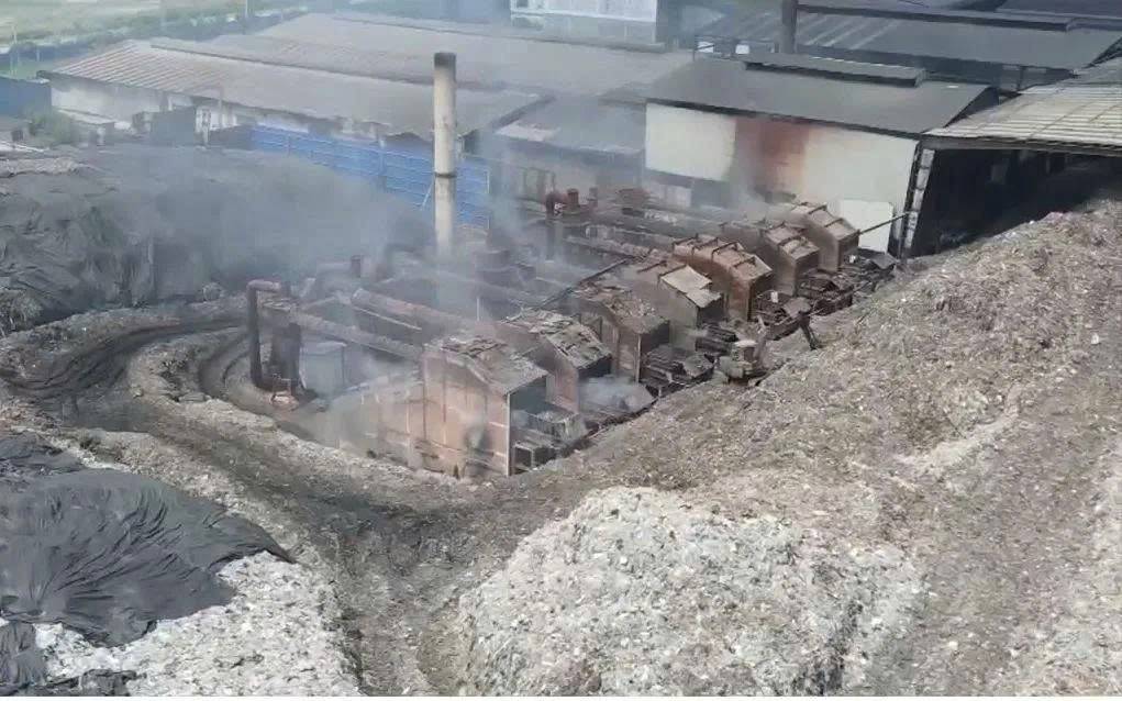 Một khu vực xử lý chất thải tại bãi rác Đa Phước.