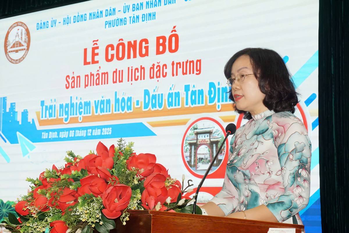 bà Đỗ Thị Ánh Tuyết – Phó Chủ tịch UBND phường Tân Định