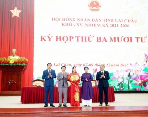 Bà Tẩn Thị Quế giữ chức Phó Chủ tịch HĐND tỉnh Lai Châu khóa XV