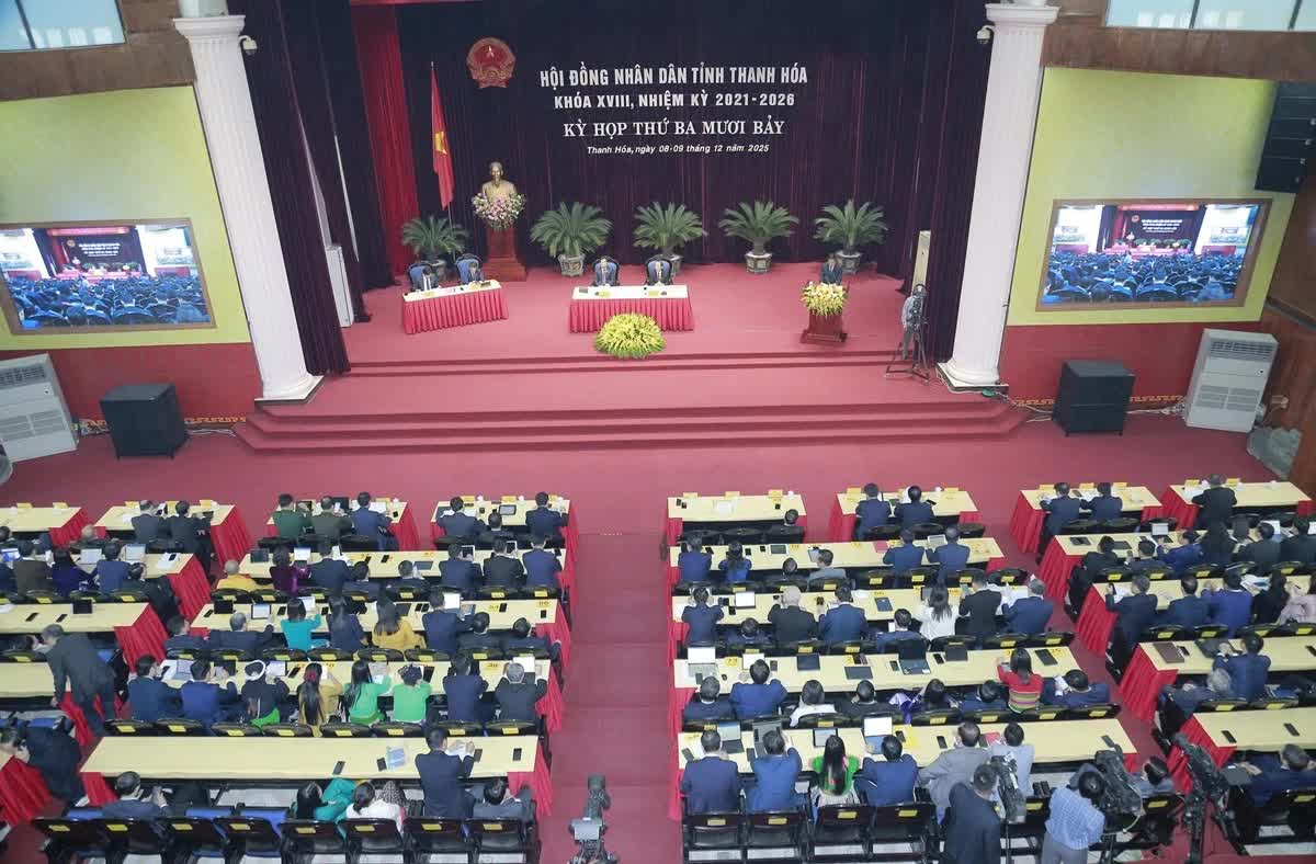 Kỳ họp thứ 37, HĐND tỉnh Thanh Hoá khóa XVIII, nhiệm kỳ 2021-2026