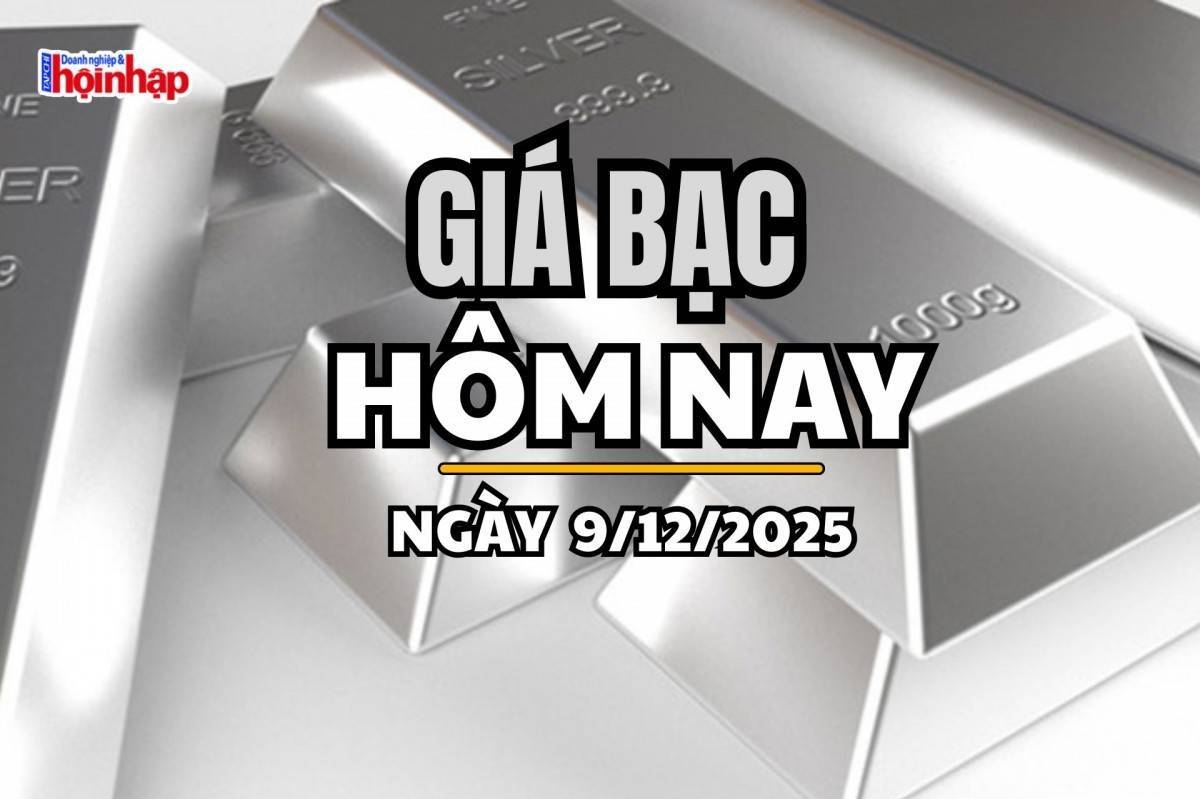Giá bạc hôm nay 9/12/2025: Giá bạc đảo chiều giảm nhẹ