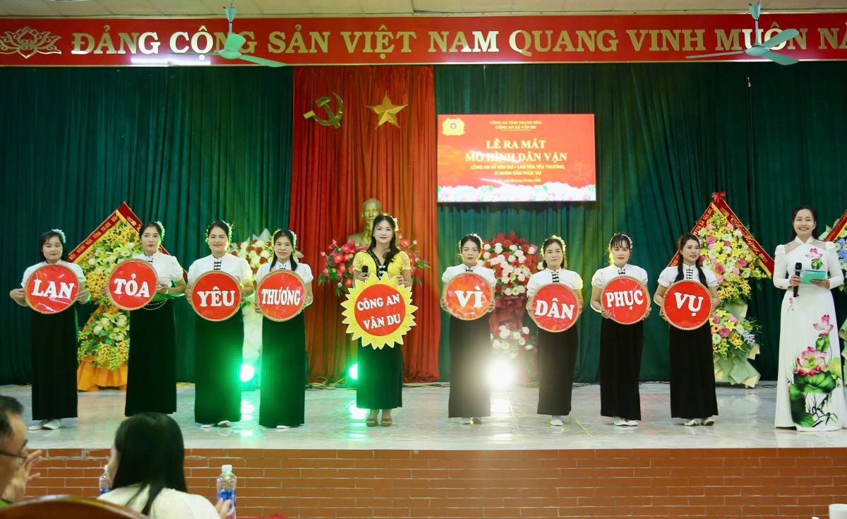 Lan tỏa giá trị, hướng đến cộng đồng từ mô hình dân vận của Công an xã Vân Du