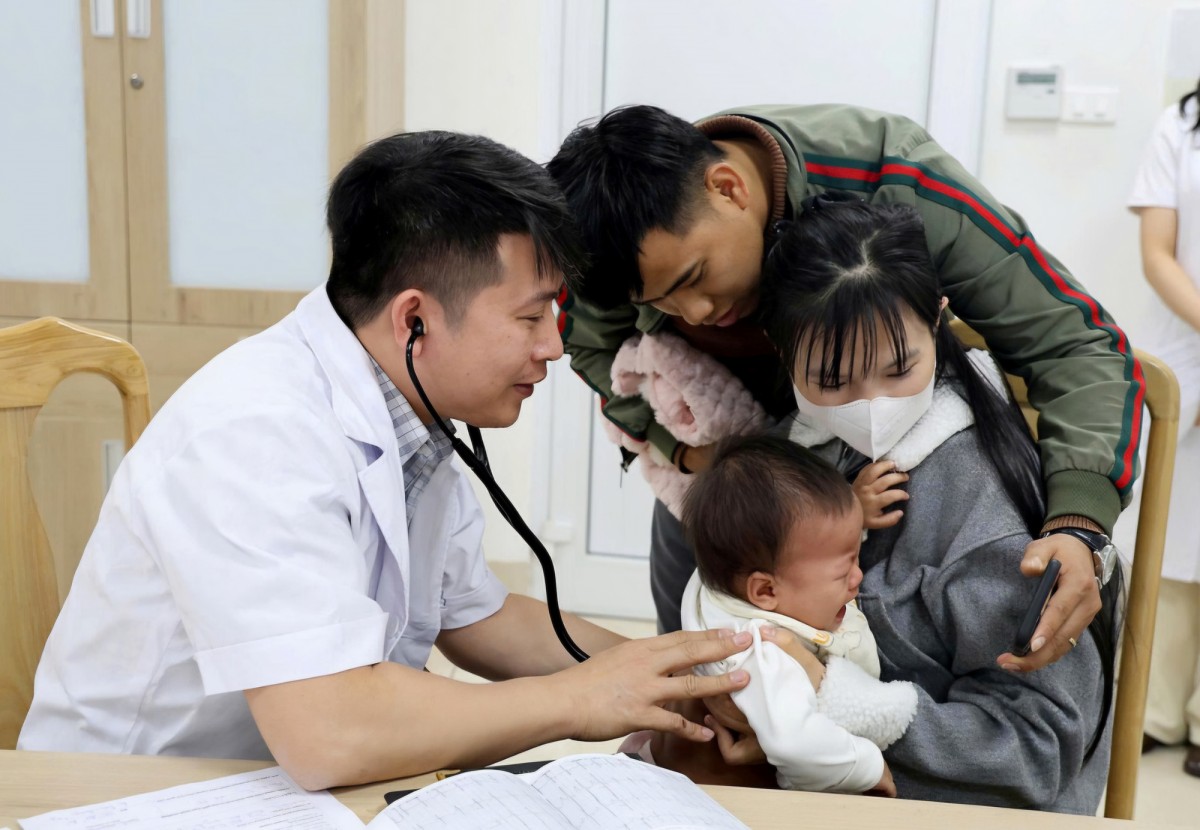 Phú Thọ: Gần 1.000 trẻ được khám sàng lọc tim bẩm sinh miễn phí