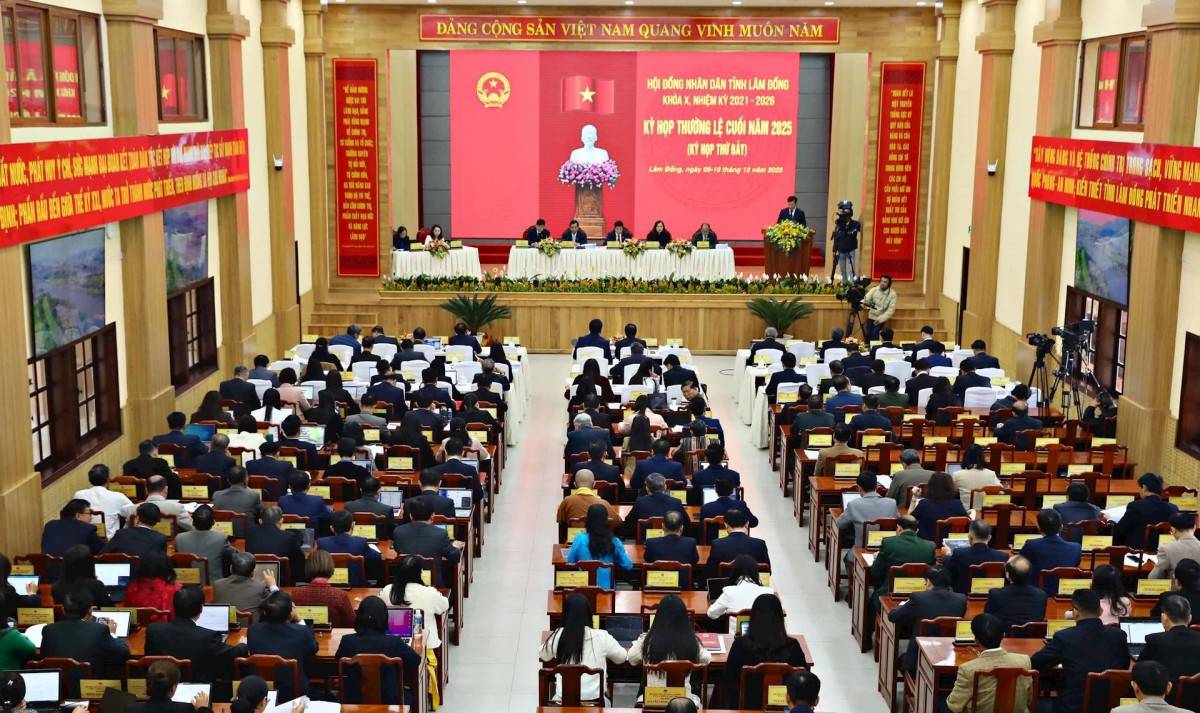 HĐND tỉnh Lâm Đồng khóa X khai mạc Kỳ họp thứ 7: Nhiều nội dung quan trọng được thảo luận, quyết nghị