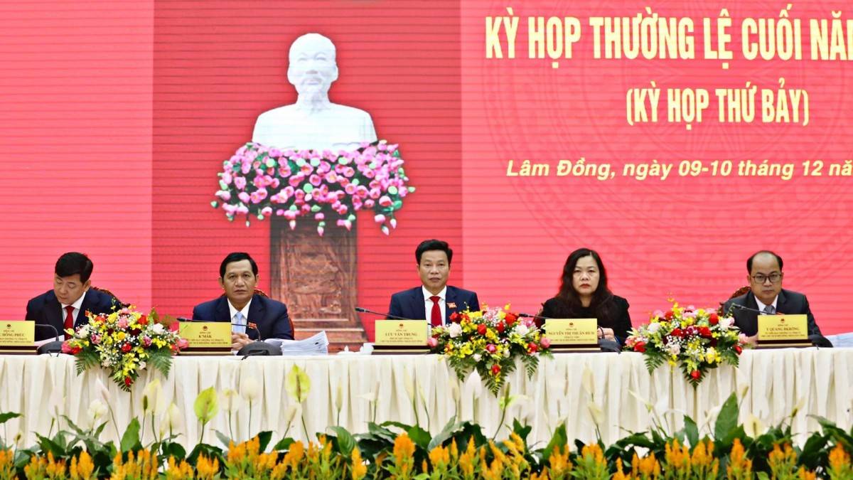 HĐND tỉnh Lâm Đồng khóa X khai mạc Kỳ họp thứ 7: Nhiều nội dung quan trọng được thảo luận, quyết nghị