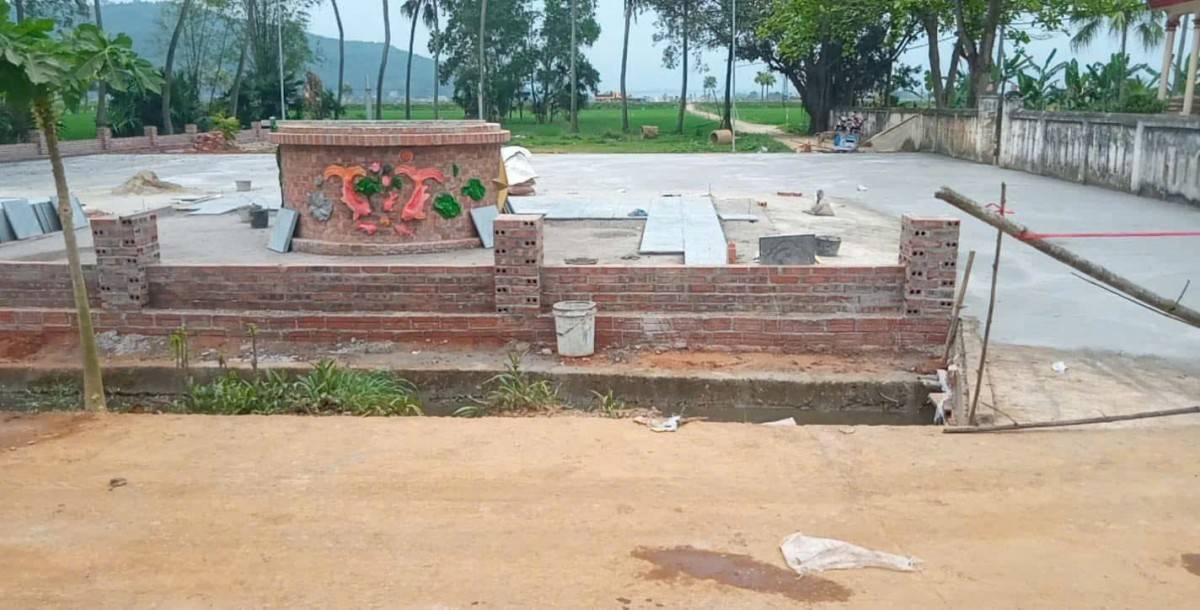 Giếng làng thôn Nga Long, xã Tượng Lĩnh được tôn tạo sạch đẹp