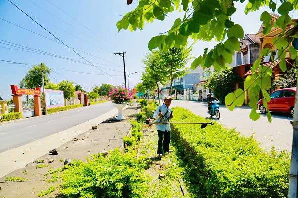 mô hình khu dân cư “Sáng, xanh, sạch, đẹp, an toàn” xã Thiệu Hoá