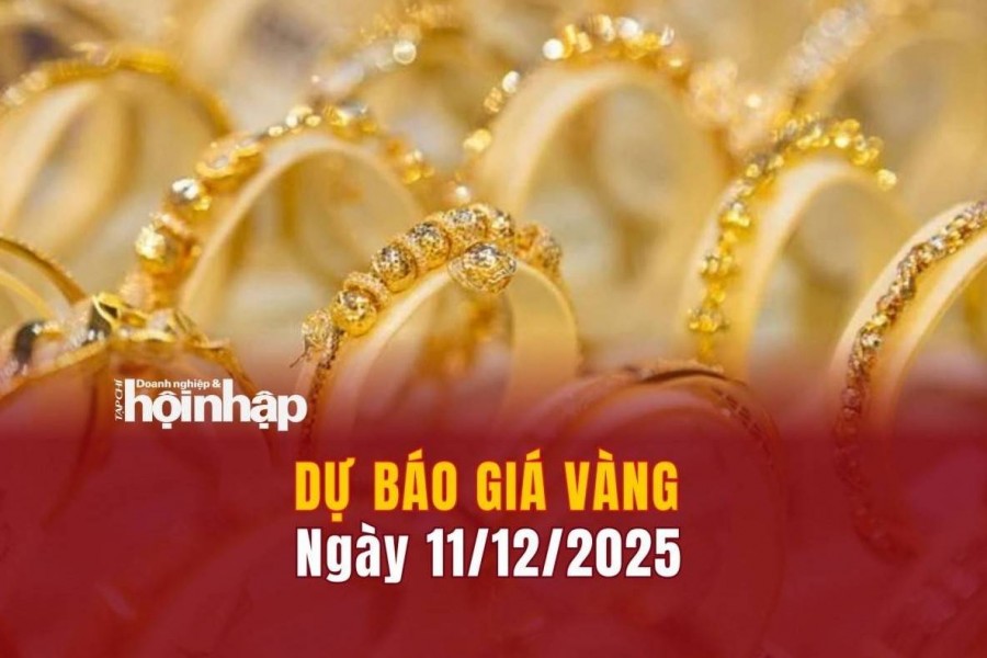 Dự báo giá vàng 11/12: Giá vàng nhẫn, vàng miếng có xu hướng "bật" tăng mạnh