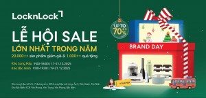 'LocknLock Brand Day' trở lại dịp Giáng sinh, ưu đãi đến 70%++
