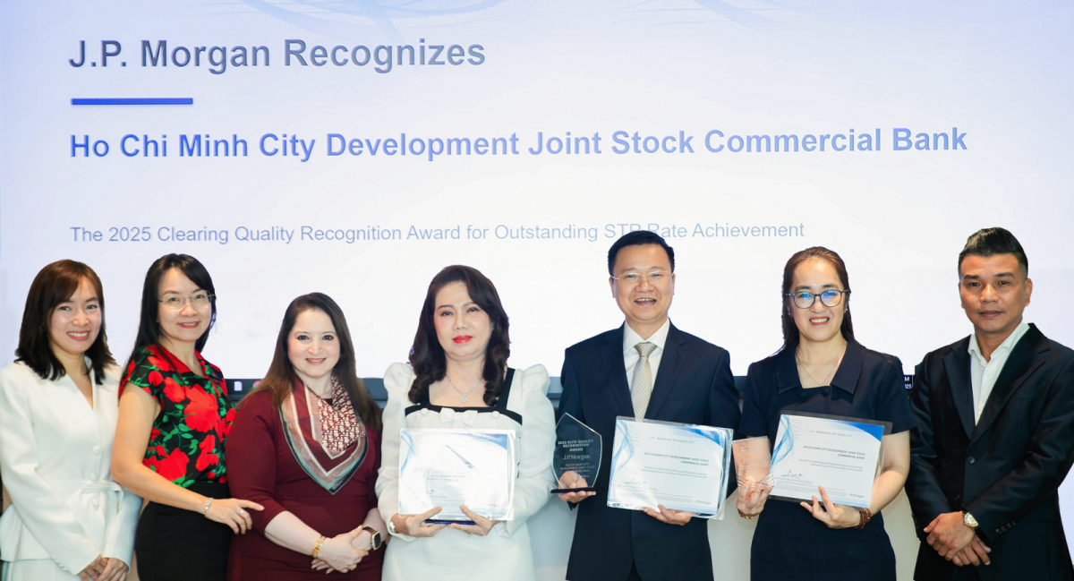 HDBank nhận bộ giải thưởng Chất lượng Thanh toán Toàn cầu 2025, lập kỷ lục mới với đồng EUR