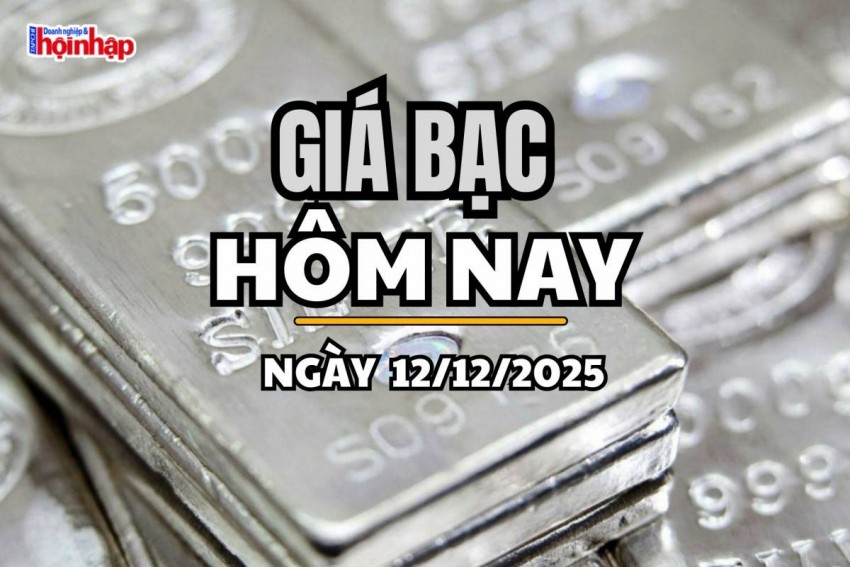Giá bạc hôm nay 12/12/2025: Giá bạc giữ vững xu hướng tăng