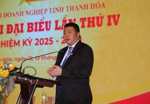 Phiên thứ nhất, Đại hội Hiệp hội Doanh nghiệp tỉnh Thanh Hóa lần thứ IV, nhiệm kỳ 2025-2030