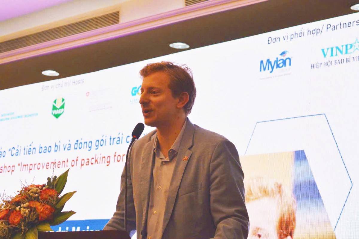 ông Andri Meier, Phó Trưởng ban Hợp tác Phát triển – Đại sứ quán Thụy Sĩ tại Việt Nam 