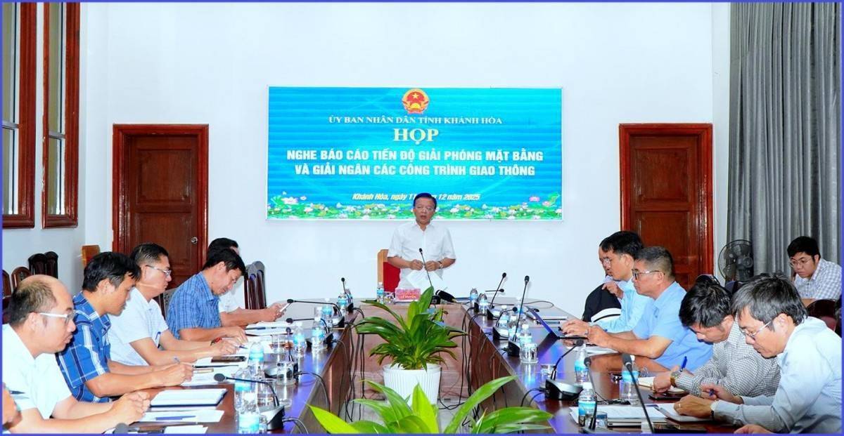 Khánh Hòa nỗ lực đẩy nhanh tiến độ giải phóng mặt bằng và giải ngân các công trình giao thông